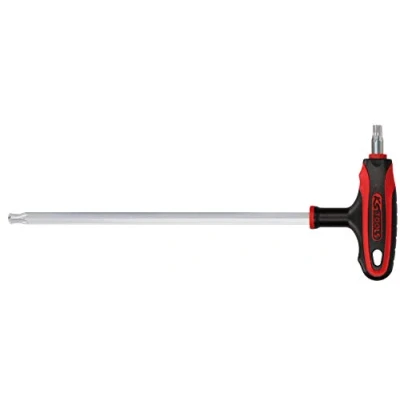 Abbildung von KS TOOLS 151.2761 Winkelschraubendreher Torx, Kugelkopf 254, 175 T40