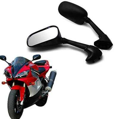 Abbildung von Motorrad Seitenspiegel Sportwagen Rückspiegel für Yamaha YZF R1 1998 2001 R6 1999 2005 R6S 2006 2008