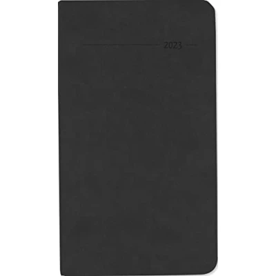 Abbildung von Taschenkalender Tucson schwarz 2023 Büro Kalender 9x15,6 cm 1 Woche 2 Seiten 128 mit weichem Einband Alpha Edition