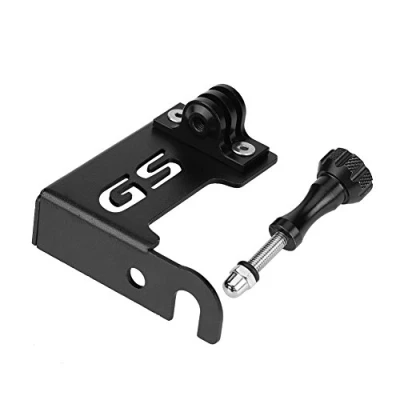 Abbildung von Fydun Motorrad Kamerahalterung Aluminium Action Kamera Halterung Vorne Links für R1200GS LC ADV (Schwarz)