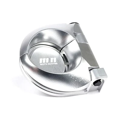 Abbildung von MOTO NOSTRA Gepäckhaken silber, Aluminium CNC kompatibel für Vespa GT, GTS, GTV, GTL, S 50 300ccm