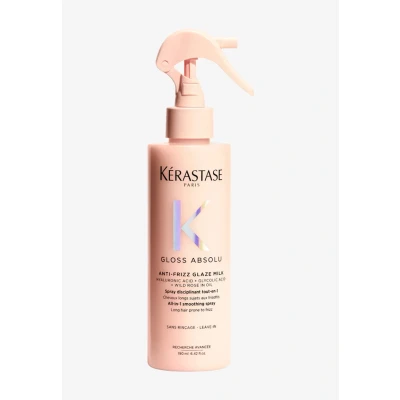 Abbildung von KERASTASE: Kérastase Gloss Absolu Anti frizz Glaze Milk, All in 1 Pflegespray für langes und anfälliges Haar, Mit Hyaluronsäure, Glykolsäure Wildrosenöl, Hitzeschutz bis zu 230 C, 190 ml
