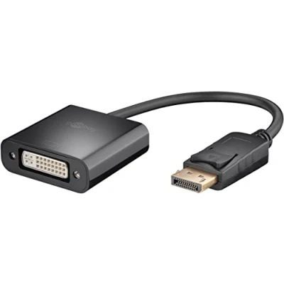 Abbildung von Goobay 69873 DisplayPort/DVI D Adapterkabel 1.2, vernickelt, schwarz