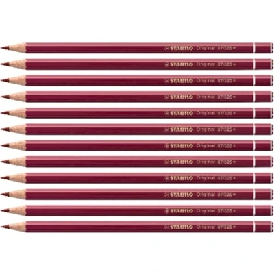 Abbildung von Premium Buntstift STABILO Original 12er Pack carminrot dunkel