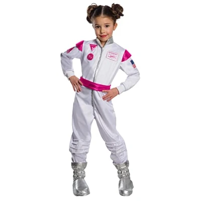 Abbildung von Metamorph Kostüm Barbie Astronautin für Kinder, Im Raumanzug zu den Sternen!