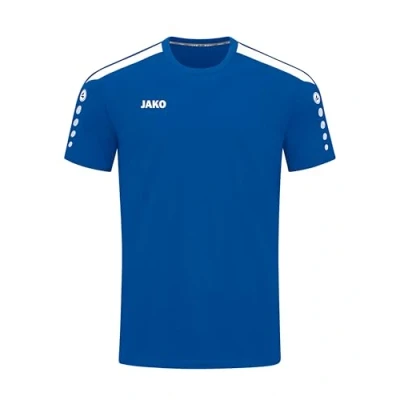 Abbildung von JAKO Fussball Teamsport Power Sport Tshirt für Kinder, Größe: 152, Blau/weiss