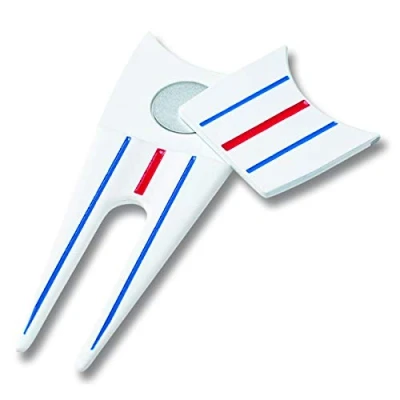 Abbildung von Callaway Herren Golf Triple Track Divot Tool, White/Blue/Red, Einheitsgröße EU