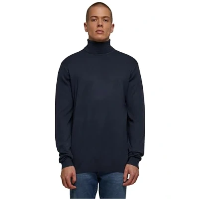 Abbildung von Urban Classics Turtleneck Strickpullover, Herren, Größe: XXL, Navy
