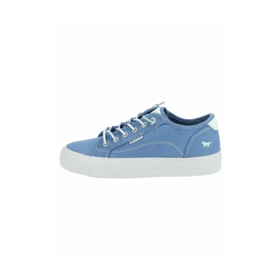 Abbildung von Mustang Sneaker low, Damen, Größe: 40, Blau Schuhe
