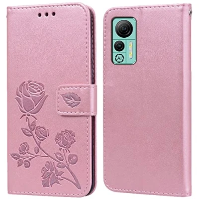 Abbildung von PKQTOP Hülle für Ulefone Note 14 Pro/Note Handyhülle,Klappbar Tasche Case,Standfunktion,Kartenfach,Silikon Bumper,Stoßfeste Schutzhülle Cover