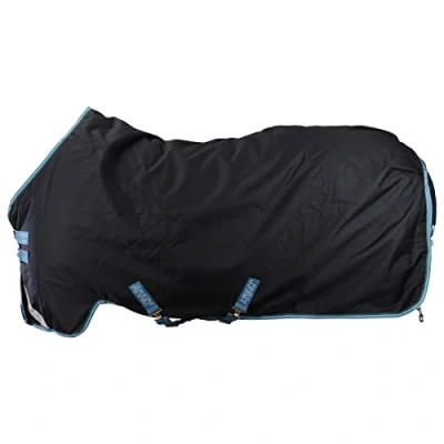 Abbildung von Amigo by Horseware Bravo 12 Turnout 100g Navy Türkis 130/183