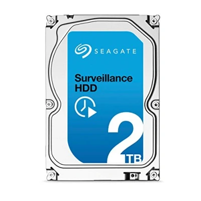 Abbildung von Seagate Surveillance HDD 2 TB interne Festplatte, ST2000VX003 (3,5 Zoll), 64 MB Cache, SATA III für den Überwachungsbereich