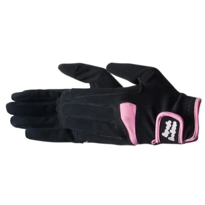 Abbildung von PFIFF 102534 Kinder Reithandschuh &#039;Unicorn&#039;, schwarz pink 8