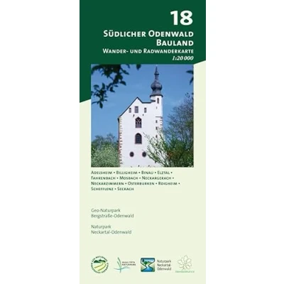 Abbildung von Blatt 18, Südlicher Odenwald Bauland: Wander und Radwanderkarte 1:20.000. Mit Adelsheim, Billigheim, Binau, Elztal, Fahrenbach, Mosbach, ... Naturpark Neckartal Odenwald)