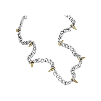 Abbildung von Diesel Necklace Halskette Silver coloured/gold coloured, Herren, Größe: One Size, coloured