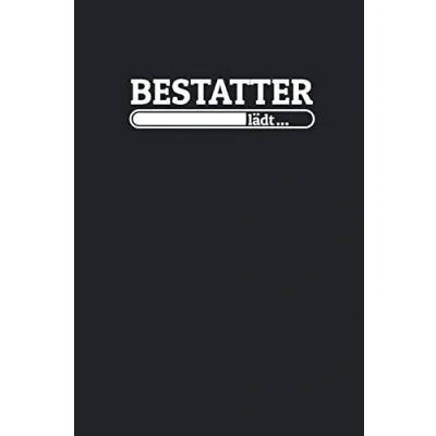 Abbildung von Bestatter lädt: Notizen gepunktet, liniertes Notizbuch für Notizen, Erinnerungen, Daten in Ausbildung