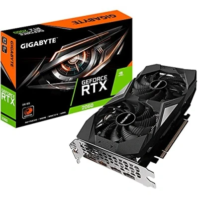 Abbildung von Gigabyte GeForce RTX 2060 6GB GDDR6 Grafikkarte GV N2060D6 6GD, One Size