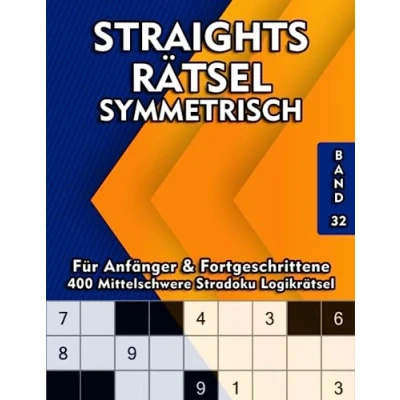 Abbildung von Straights Rätselabentuer: 400 Symmetrische Str8ts für Erwachsene &amp; Kinder