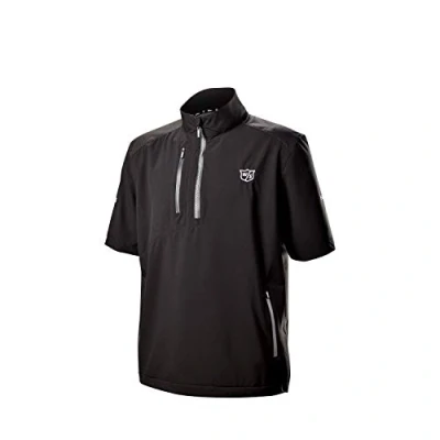 Abbildung von Wilson STAFF Herren Golf Regen Oberteil, MODEL RAIN TOP, Polyester, Schwarz, Gr. M, WGA700714MD
