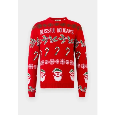 Abbildung von ONLY &amp; SONS Strickpullover &quot;ONSXMAS REG 5 ALLOVER CREW KNIT&quot;