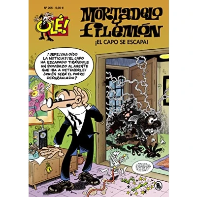 Abbildung von Mortadelo y Filemón. ¡El capo se escapa! (Olé! 205) (Bruguera Clásica, Band