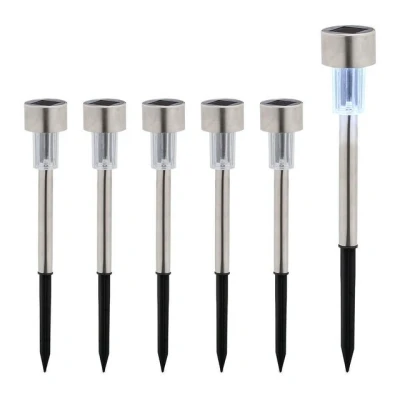 Abbildung von relaxdays LED Solarleuchte Solarlampen Set, 6er Pack