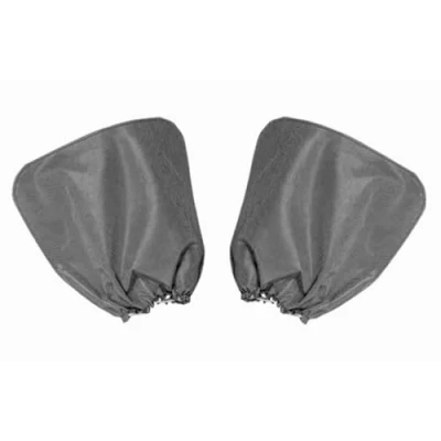 Abbildung von COVER IT Spiegelabdeckungen 30 x cm Seitenspiegel Abdeckung Grau Ideal für den Winter Außenspiegel Schutz