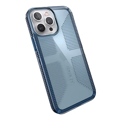 Abbildung von Speck Produkte GemShell Grip iPhone 13 Pro Max/iPhone 12 Max Hülle, Glas Navy/Winter Navy