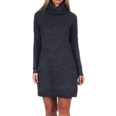 Abbildung von ONLY Onlrica LIFE L/S Oneck Strickkleid, Damen, Größe: Medium, Black