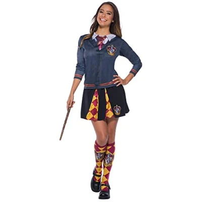 Abbildung von Rubie&#039;s Zauberer Kostüm Harry Potter Gryffindor Oberteil, Longsleeve Shirt mit realistischem Schuluniform Druck