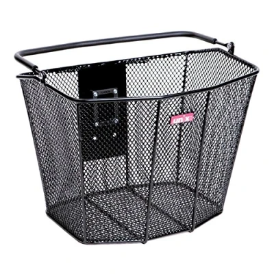 Abbildung von Unix Lenkerkorb Vicario 34x27x25cm. schwarz. engmaschig