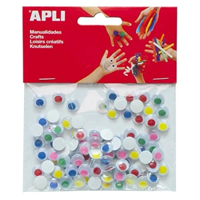 Abbildung von Appli bewegliche Augen Rund, selbstklebend Pupille
