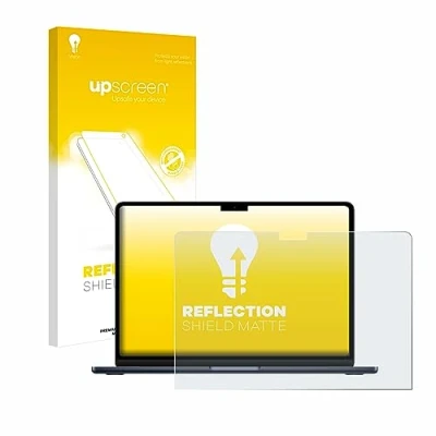 Abbildung von upscreen Entspiegelungs Schutzfolie für Apple MacBook Air 13&quot; M2 2022 Displayschutz Folie Matt [Anti Reflex, Anti Fingerprint]