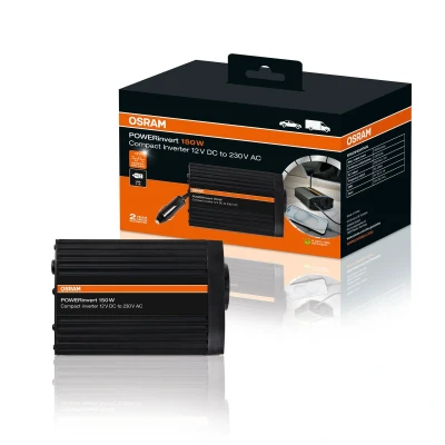 Abbildung von OSRAM POWERinvert Modifizierter Sinus Wechselrichter 12V DC 150W, OEINVU150,powerbank, für netzunabhängige Strombedürfnisse