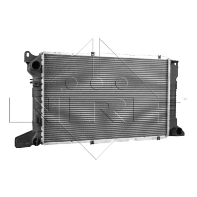 Abbildung von NRF 517373 Kühler, Motorkühlung Aluminium 600 358 35 Kühlrippen gelötet FORD: Transit Mk4 Pritsche/Fahrgestell, Tourneo