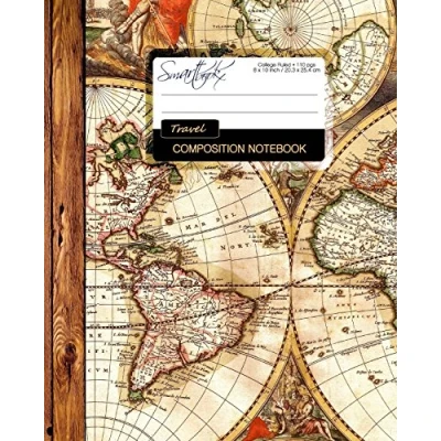 Abbildung von Travel Composition Notebook: Large College Ruled Writer’s Notebook [ Perfect Bound * 8 x 10 inch ] (Composition Books &amp; World Cultures)