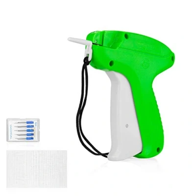 Abbildung von STARVAST Etikettierpistol Heftpistole Etikettiermaschine, Etikettiergerät Kleidung, Faltensteckpistole mit 5 Ersatznadeln 1200 Heftfäden für kleidung preisschilder Marke Tags Schild