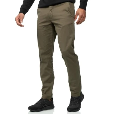 Abbildung von Indicode Herren INWasling Stretchhose aus Baumwolle mit 5 Taschen Herrenhose Stretch Hose Männer Army 38/32