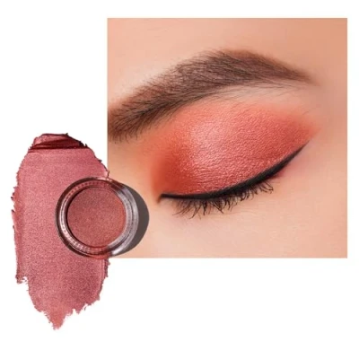 Abbildung von Oulac Glitzer Lidschatten Himbeere Hochpigmentierter Feine Textur Wasserfest &amp; Langlebig Metallisch schimmernde Finish Verblendbar Faltenfreies Augen Makeup Vegan 06g (21) Desire