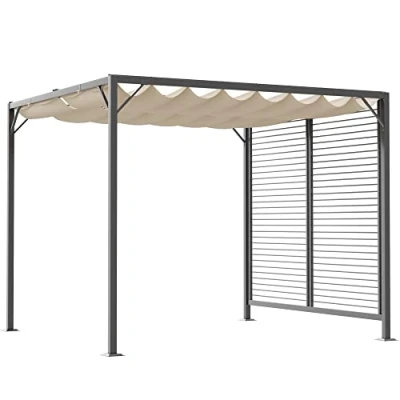 Abbildung von Pavillon Pergola Partyzelt Überdachung Stoffdach einstellbar Polyester