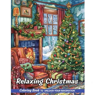 Abbildung von Relaxing Christmas: Adult Coloring Book with Christmas for Relaxation and Stress Relief (Christmas Pages)