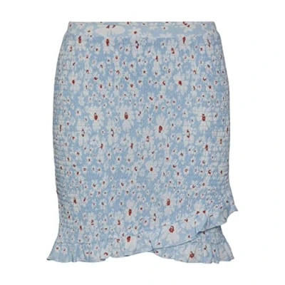Abbildung von Pieces Pctaylin Bleistiftrock, Damen, Größe: XS, Airy blue