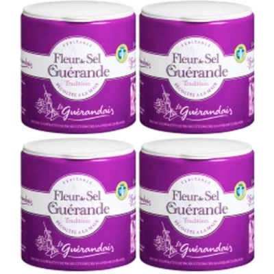 Abbildung von Französische fleur de sel Guerande Le Guerandais Guerande, 4 x 125 g