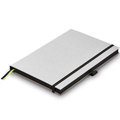 Abbildung von Lamy paper Hardcover A6 Notizbuch 810 Format DIN (102 x 144 mm) in schwarz mit Lineatur, 192 Seiten und elastischem Verschlussband