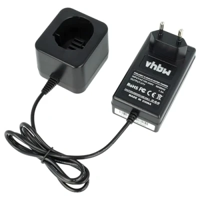 Abbildung von vhbw 220V Netzteil Ladegerät Ladekabel kompatibel mit Black &amp; Decker A9275 England SL1 3YD Werkzeug.