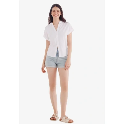 Abbildung von Springfield Bluse, Damen, Größe: 34, Off white