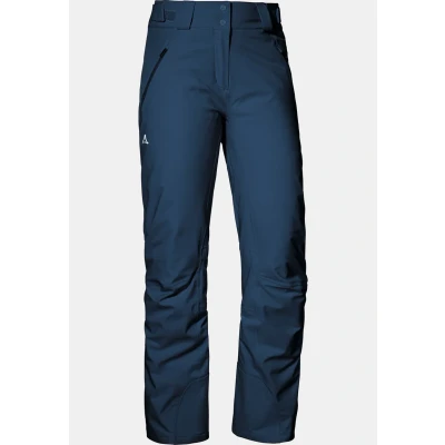 Abbildung von Schöffel Damen Weissach L, wasser und winddichte Skihose, warme Schneehose mit Verstärkung gegen Skikantenschläge Schneefang, navy blazer, 36