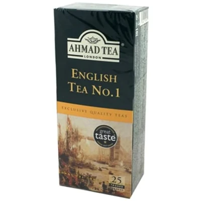 Abbildung von Ahmad Schwarzer Tee English Tea No.1 25 Teebeutel Schwarztee London Bergamotte