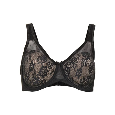 Abbildung von Lascana Minimizer BRA Bügel BH, Damen, Größe: 100C, Black/nougat