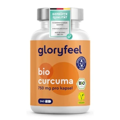 Abbildung von gloryfeel® Bio Curcuma Nature 4.500 mg 240 St